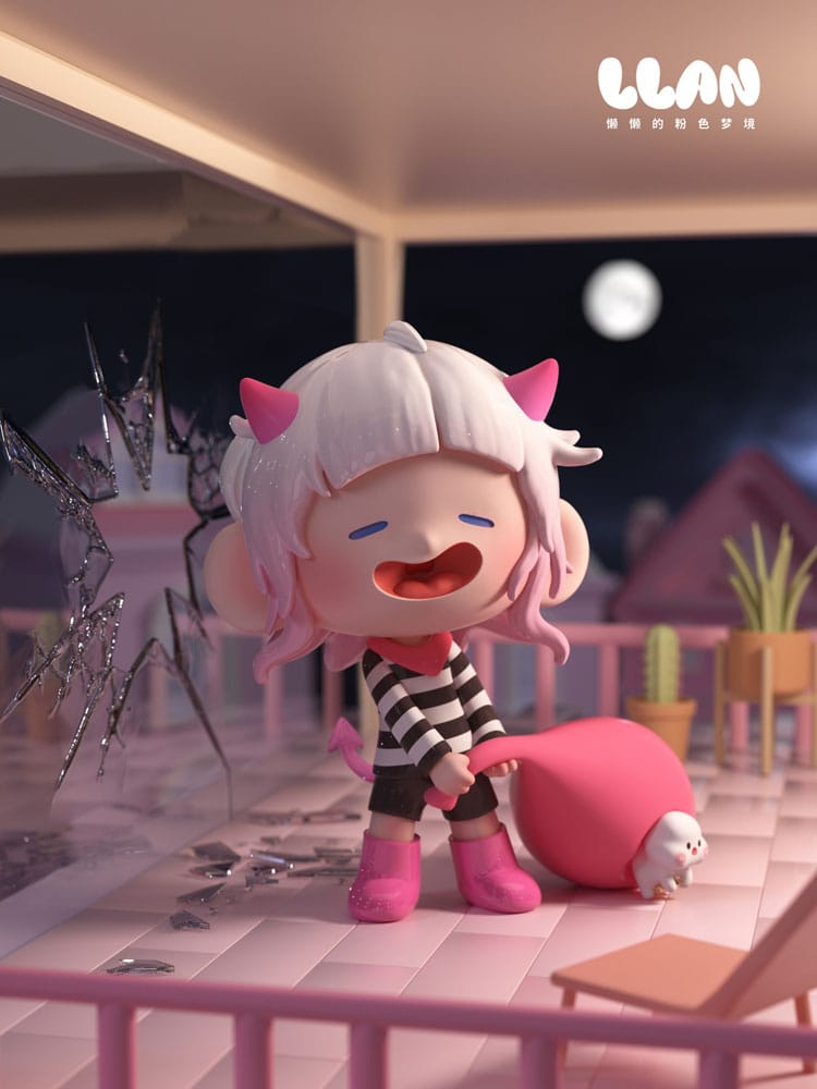 Original Character 8 Sammelfiguren Lazy Pink Dreamland 11 cm Minifiguren Yokina