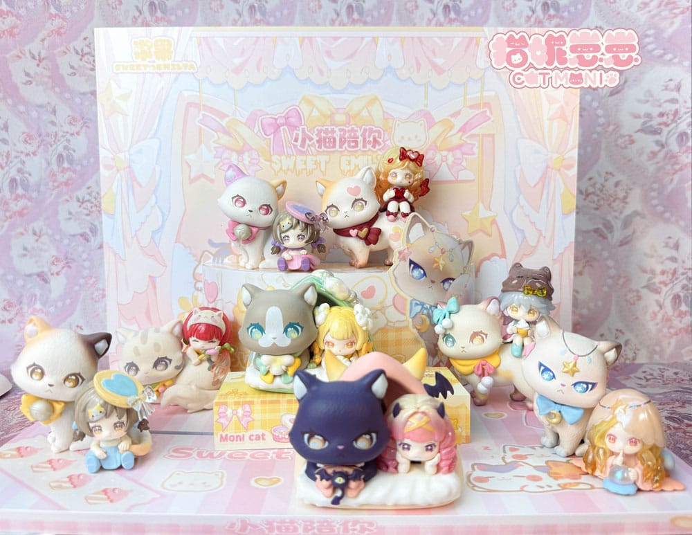 Original Character 8 Sammelfiguren Cat Nizizi-Kitten with you 8 cm Minifiguren Yokina