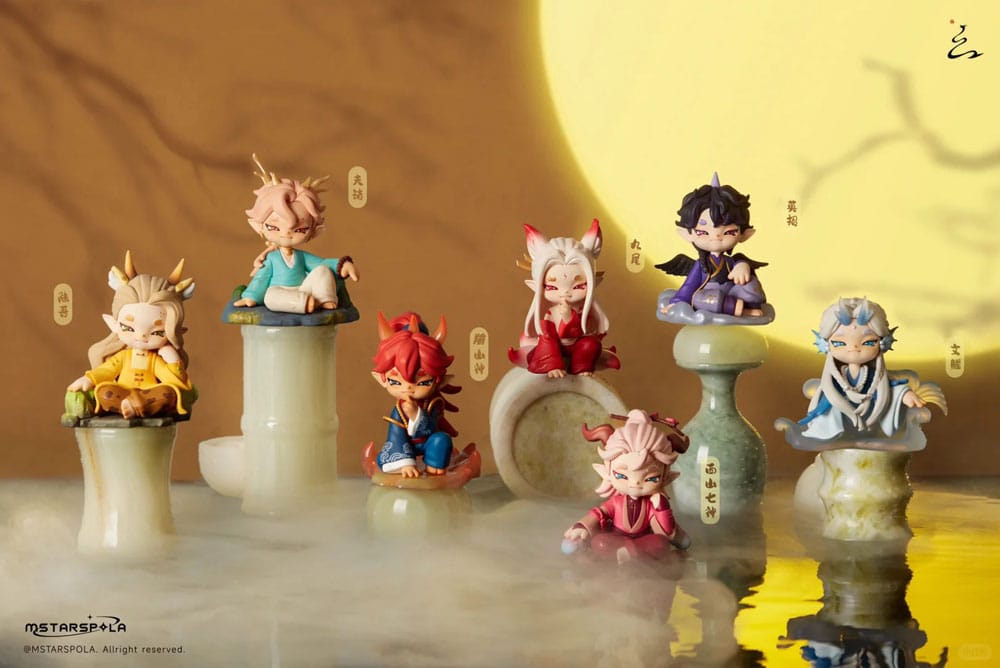 Original Character 6 Sammelfiguren Searching for Mountains and Seas, Stars 9 cm Minifiguren Yokina