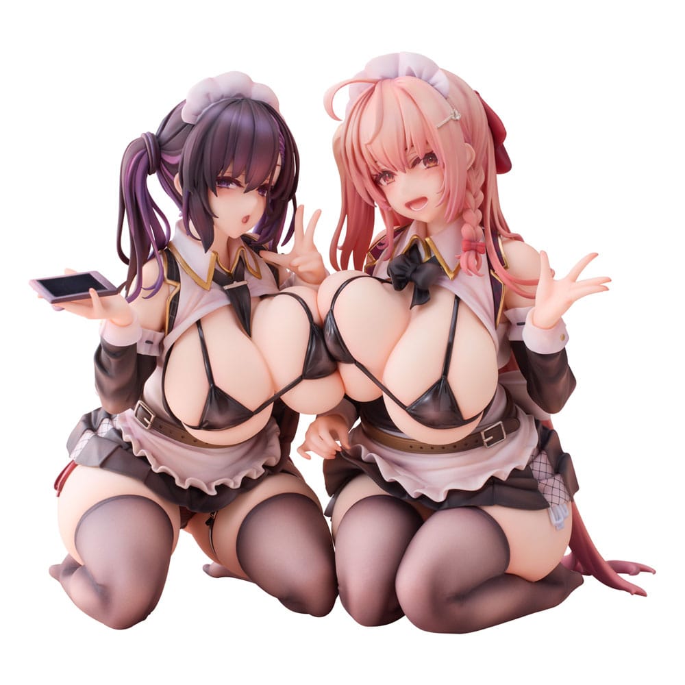 Original Character PVC Statuen 1/5 2er-Set Koho Miya & Otsuhane Fuwari illustration by Ninoude 18 cm Scalefiguren Yokina