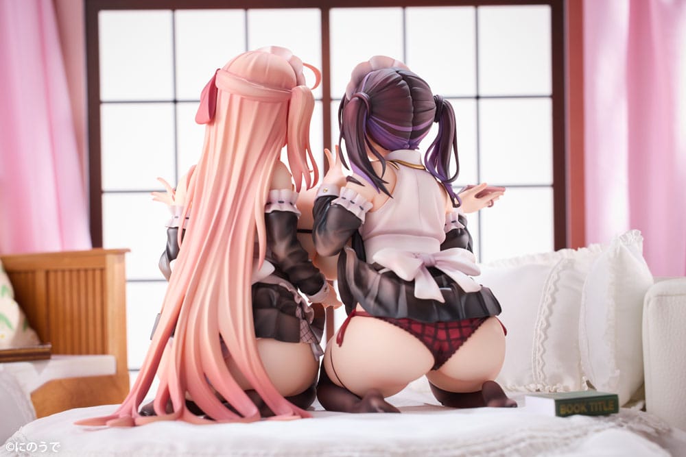 Original Character PVC Statuen 1/5 2er-Set Koho Miya & Otsuhane Fuwari illustration by Ninoude 18 cm Scalefiguren Yokina