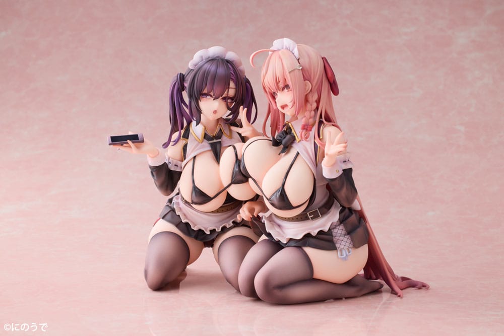 Original Character PVC Statuen 1/5 2er-Set Koho Miya & Otsuhane Fuwari illustration by Ninoude 18 cm Scalefiguren Yokina
