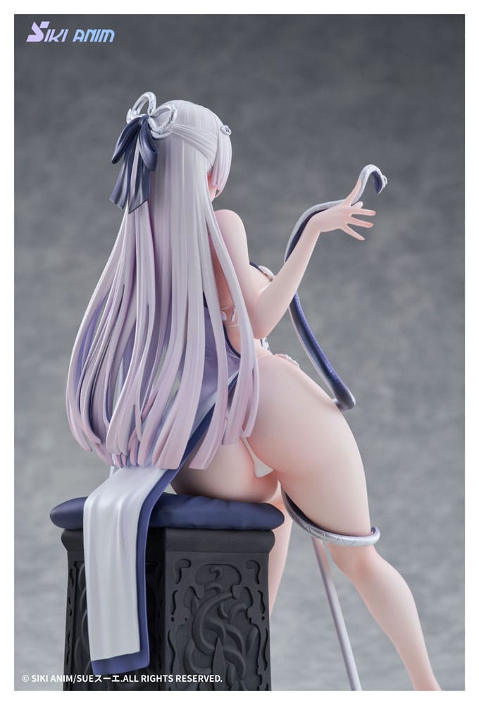Original Character PVC Statue 1/7 The Color of the Blue - White Snake Normal Edition 20 cm Scalefiguren Yokina