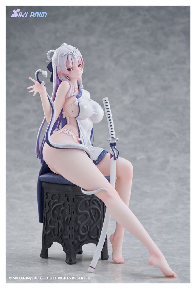 Original Character PVC Statue 1/7 The Color of the Blue - White Snake Deluxe Edition 20 cm Scalefiguren Yokina