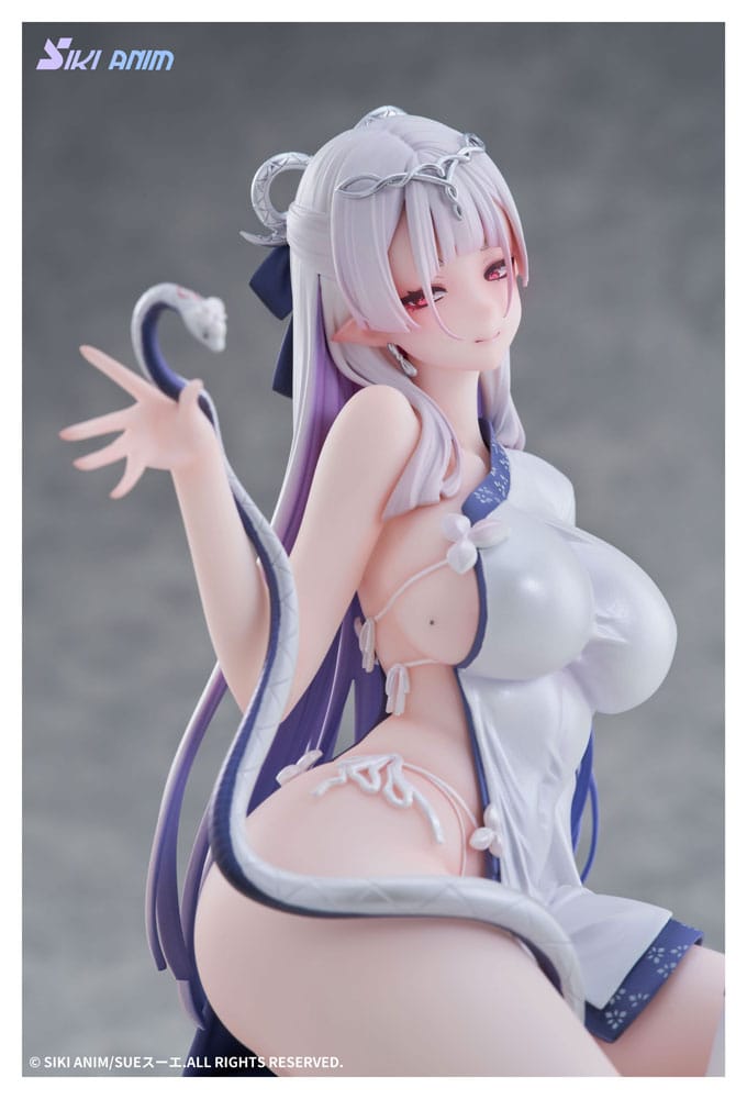 Original Character PVC Statue 1/7 The Color of the Blue - White Snake Deluxe Edition 20 cm Scalefiguren Yokina
