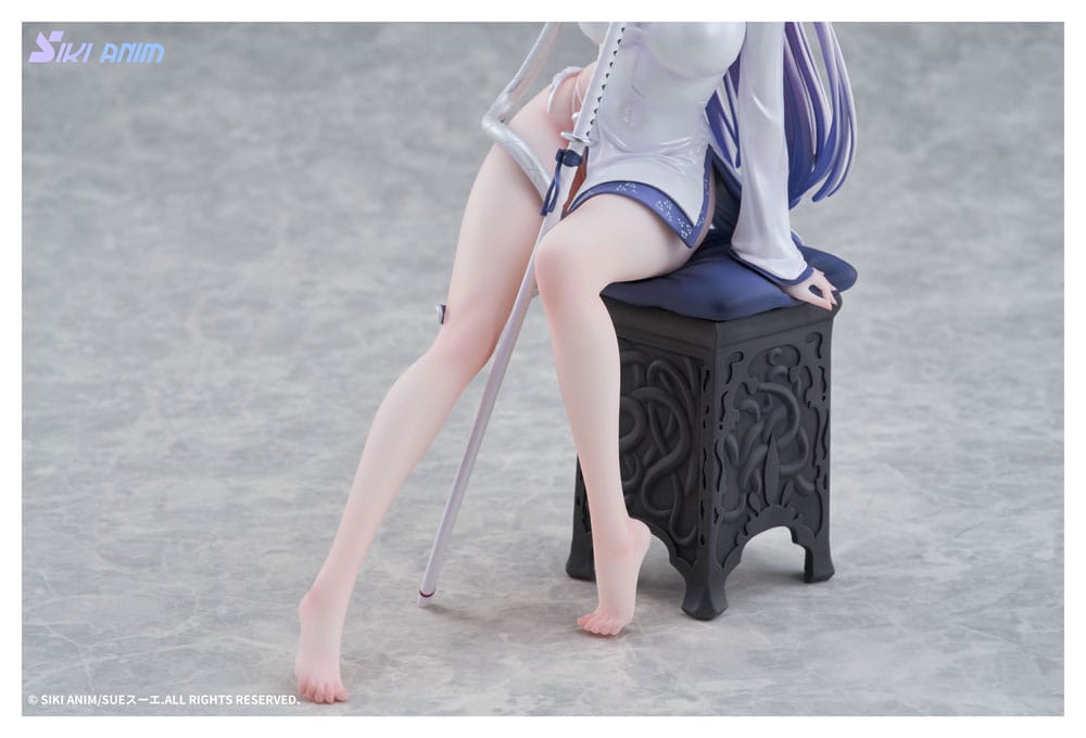 Original Character PVC Statue 1/7 The Color of the Blue - White Snake Deluxe Edition 20 cm Scalefiguren Yokina