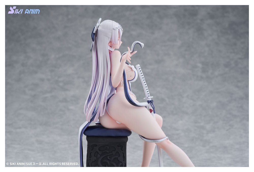 Original Character PVC Statue 1/7 The Color of the Blue - White Snake Deluxe Edition 20 cm Scalefiguren Yokina