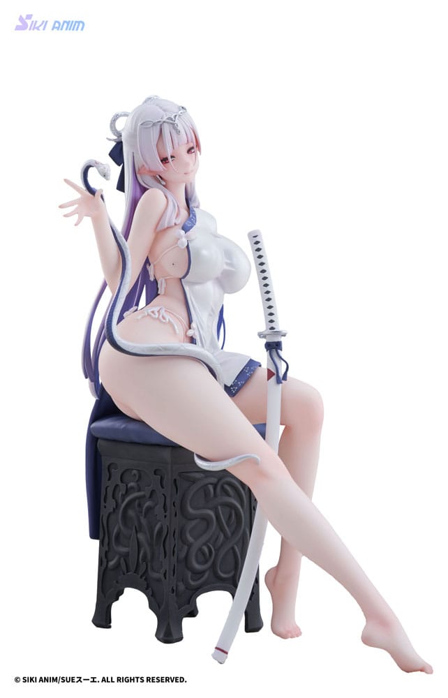 Original Character PVC Statue 1/7 The Color of the Blue - White Snake Deluxe Edition 20 cm Scalefiguren Yokina