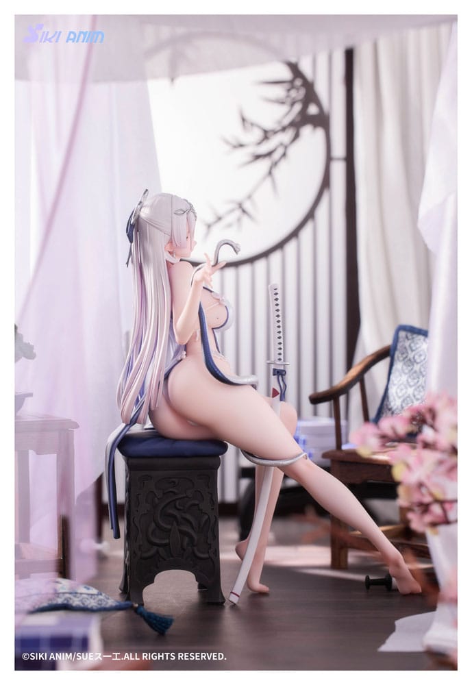 Original Character PVC Statue 1/7 The Color of the Blue - White Snake Deluxe Edition 20 cm Scalefiguren Yokina