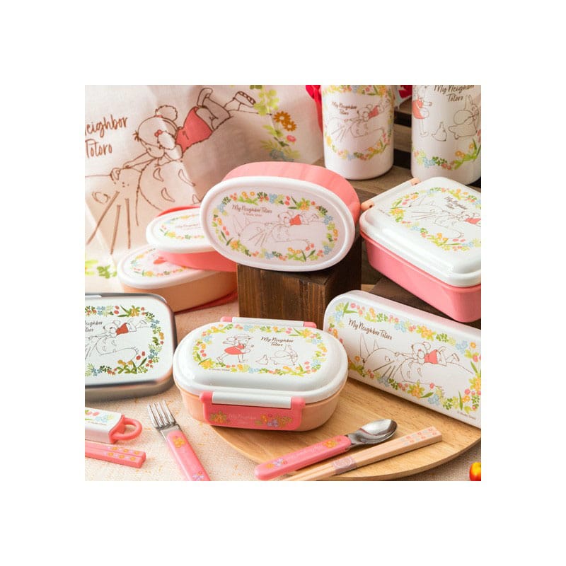 Mein Nachbar Totoro Essstäbchen & Löffel & Gabel Set Mei & Totoro Besteckset Yokina