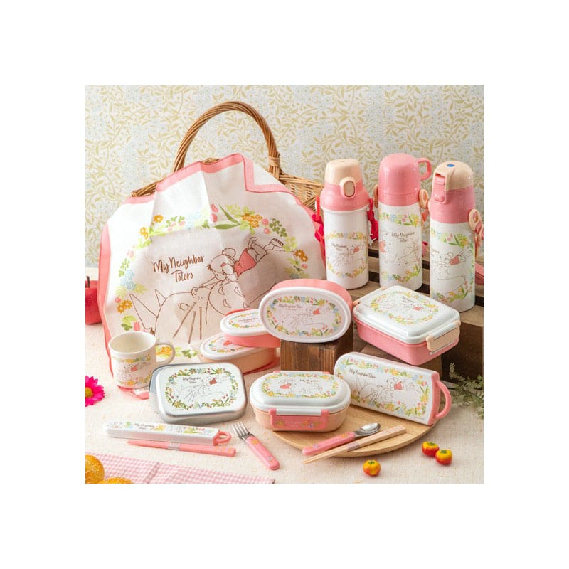 Mein Nachbar Totoro Essstäbchen & Löffel & Gabel Set Mei & Totoro Besteckset Yokina