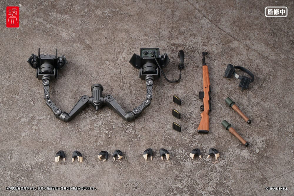 Original Character Zubehör Set für Actionfiguren 1/12 Optional Armament Parts Panzer Bunny Anneliese Figurenzubehör Yokina