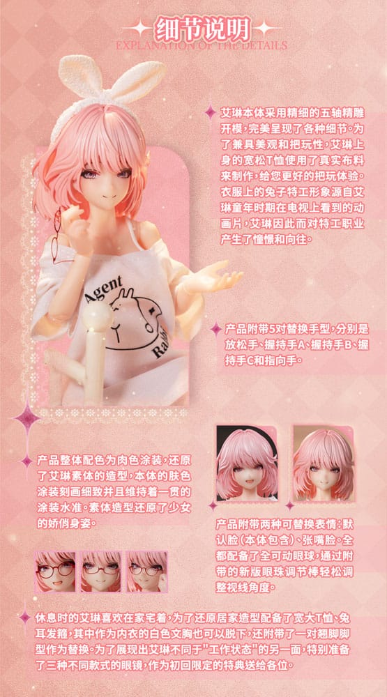 Original Character Actionfigur Kit 1/12 RA-01L Aileen Loungewear Ver. 16 cm Figmas Yokina