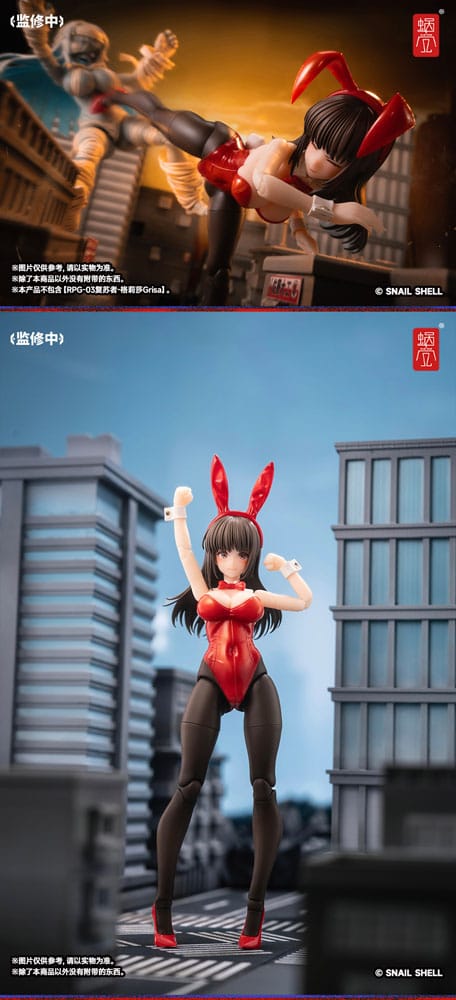 Fantasy JK Series Actionfigur Kit 1/12 JK-01 Bunny Girl Rena 16 cm Figmas Yokina