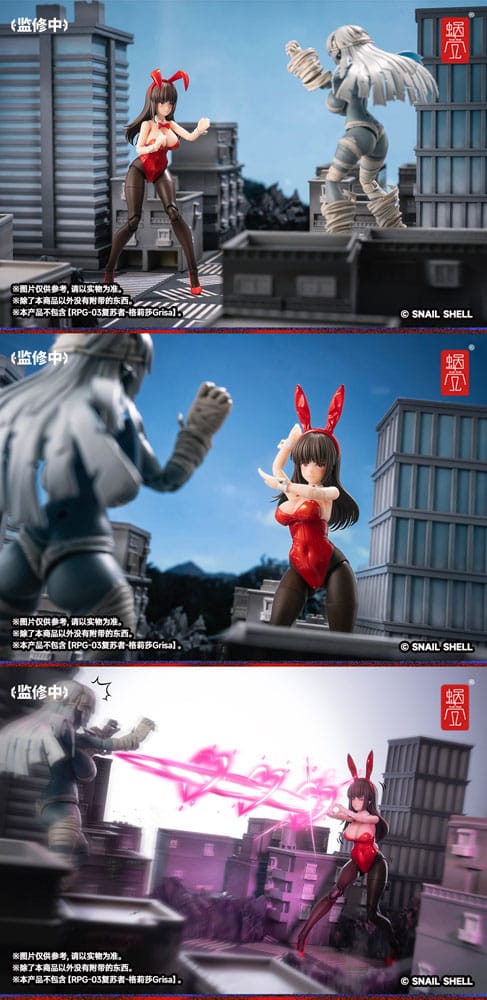 Fantasy JK Series Actionfigur Kit 1/12 JK-01 Bunny Girl Rena 16 cm Figmas Yokina