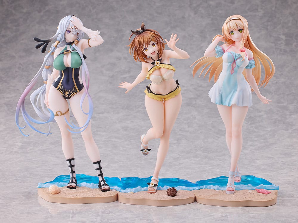 Atelier Ryza: Ever Darkness & the Secret Hideout PVC Statuen 3er-Set 1/7 Ryza, Klaudia, Lila: Swimsuit Ver. Scalefiguren Yokina