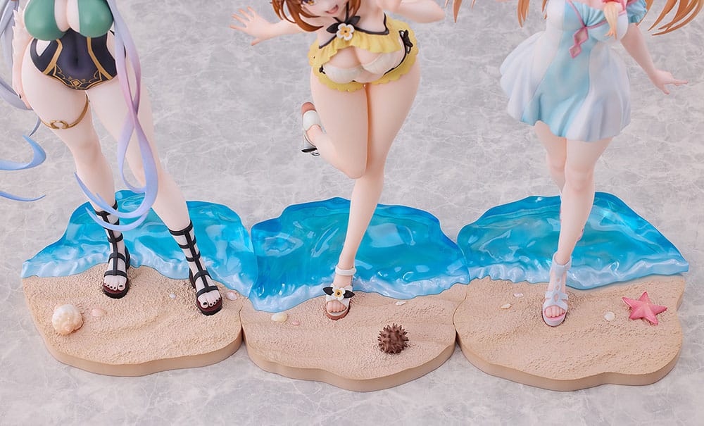 Atelier Ryza: Ever Darkness & the Secret Hideout PVC Statuen 3er-Set 1/7 Ryza, Klaudia, Lila: Swimsuit Ver. Scalefiguren Yokina