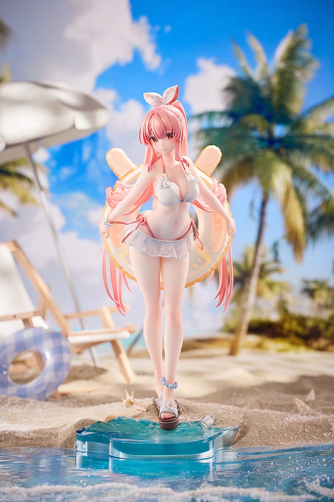 Rosuuri Original Character PVC Statue 1/7 White Rabbit Rosu: Swimsuit Ver. 25 cm Scalefiguren Yokina