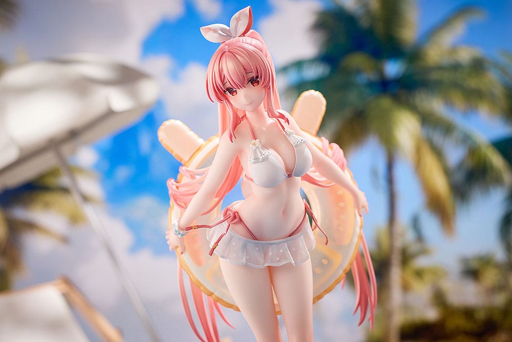 Rosuuri Original Character PVC Statue 1/7 White Rabbit Rosu: Swimsuit Ver. 25 cm Scalefiguren Yokina