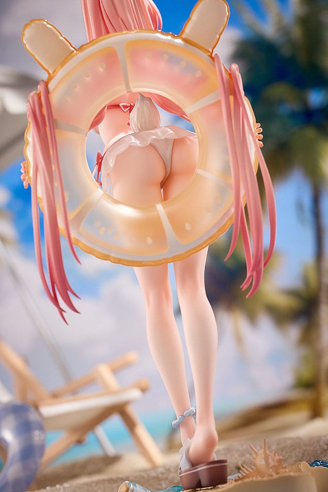 Rosuuri Original Character PVC Statue 1/7 White Rabbit Rosu: Swimsuit Ver. 25 cm Scalefiguren Yokina