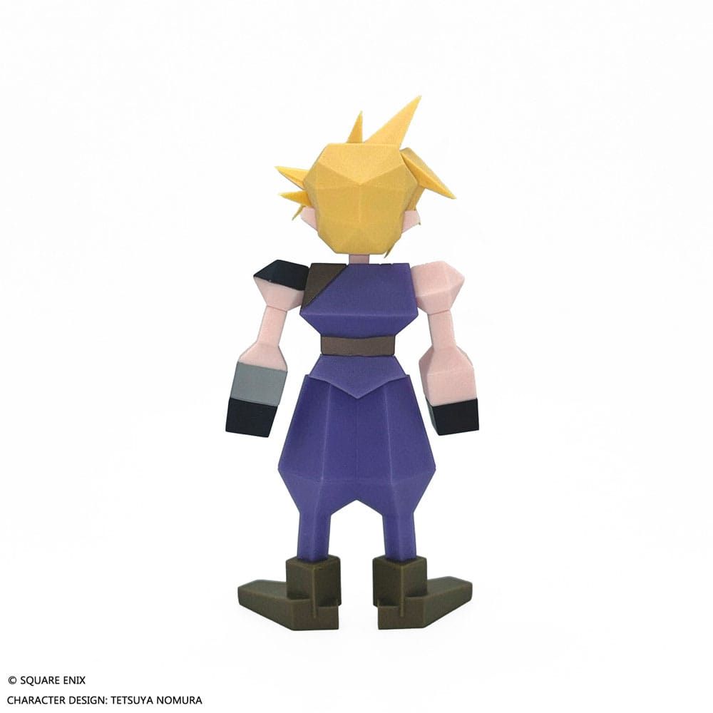 Final Fantasy VII Polygon Vinyl Figur Cloud Strife 15 cm Figmas Yokina
