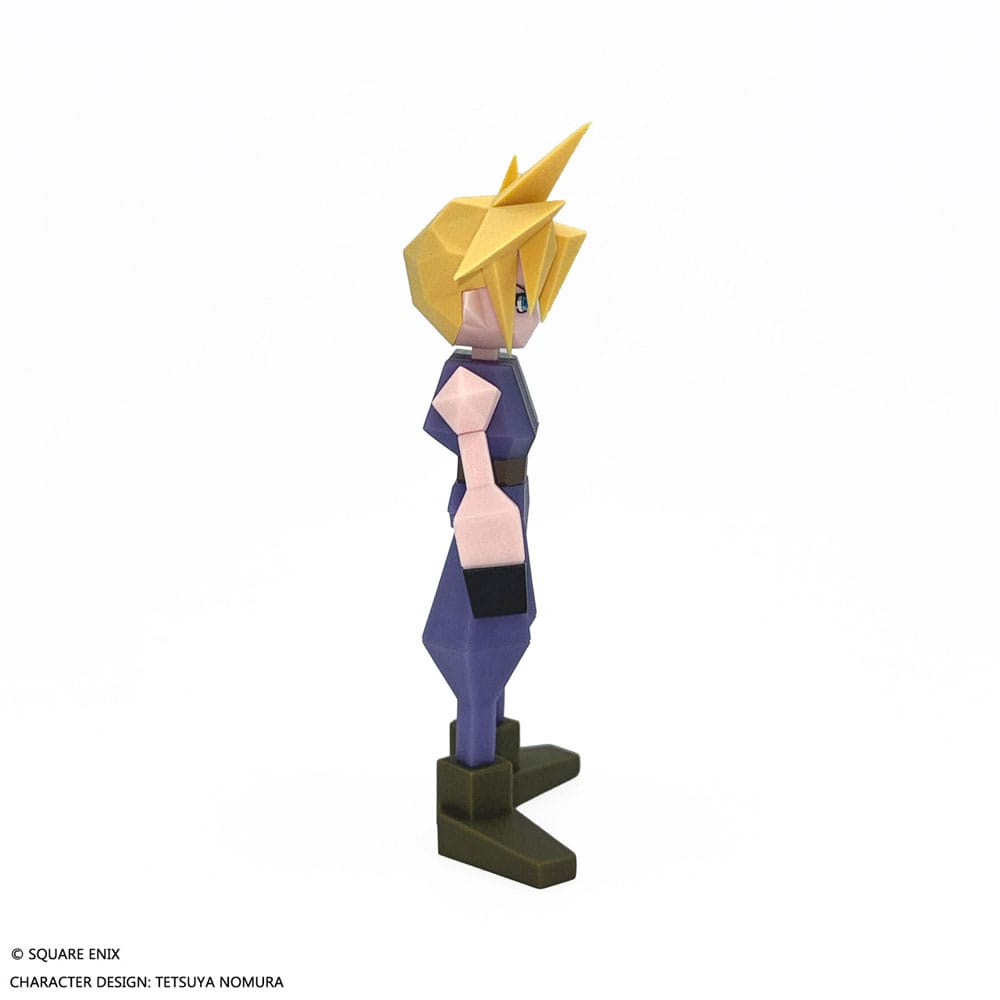Final Fantasy VII Polygon Vinyl Figur Cloud Strife 15 cm Figmas Yokina