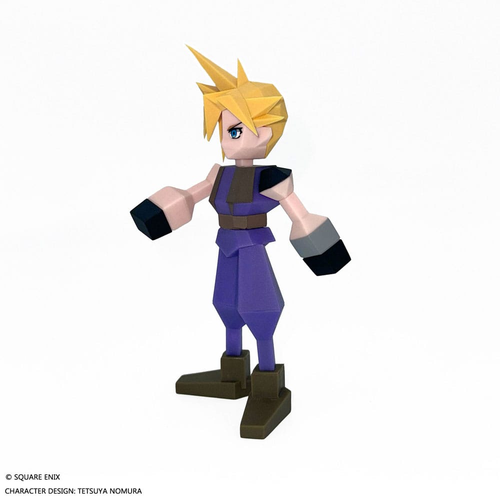 Final Fantasy VII Polygon Vinyl Figur Cloud Strife 15 cm Figmas Yokina