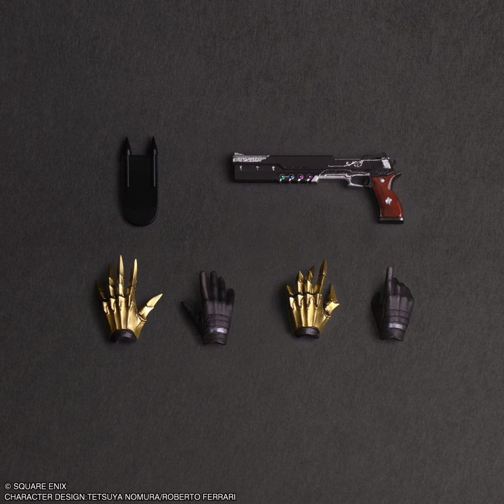 Final Fantasy VII Rebirth Play Arts Kai Actionfigur Vincent Valentine 28 cm Figmas Yokina