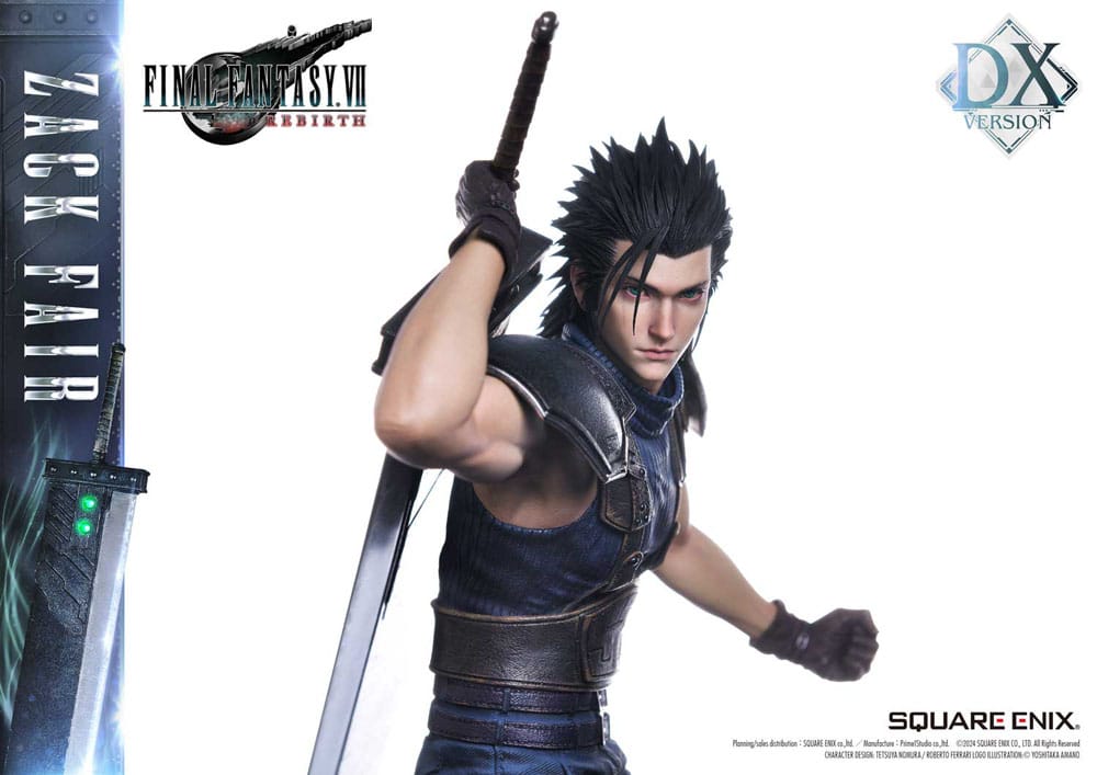 Final Fantasy VII Rebirth Masterline Statue 1/4 Zack Fair Deluxe Ver. 57 cm Scalefiguren Yokina