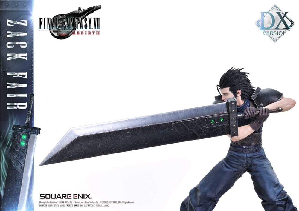 Final Fantasy VII Rebirth Masterline Statue 1/4 Zack Fair Deluxe Ver. 57 cm Scalefiguren Yokina