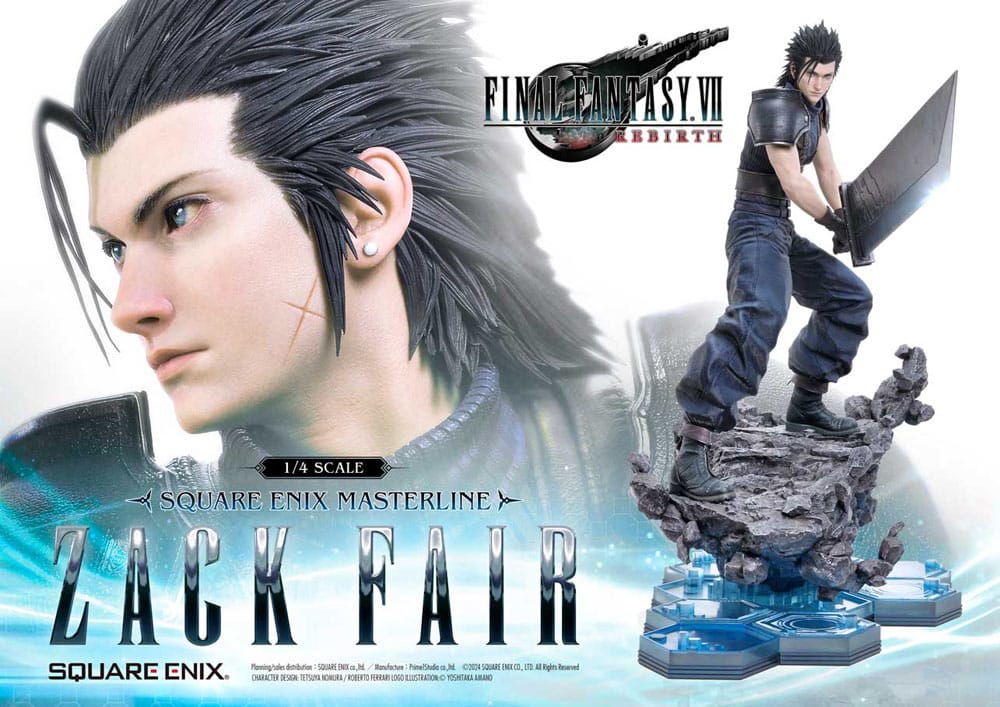 Final Fantasy VII Rebirth Masterline Statue 1/4 Zack Fair 57 cm Scalefiguren Yokina