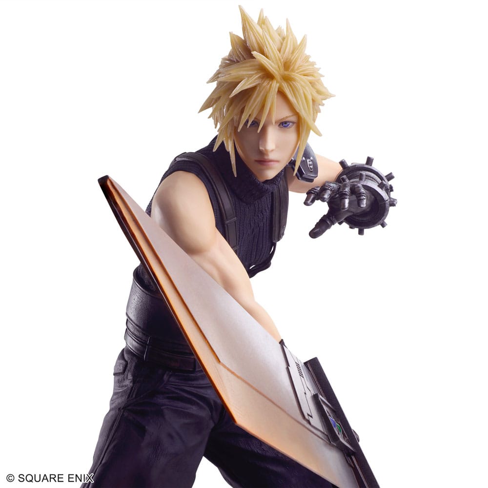 Final Fantasy VII Rebirth Static Arts Gallery Statue Cloud Strife 18 cm Prizefiguren Yokina