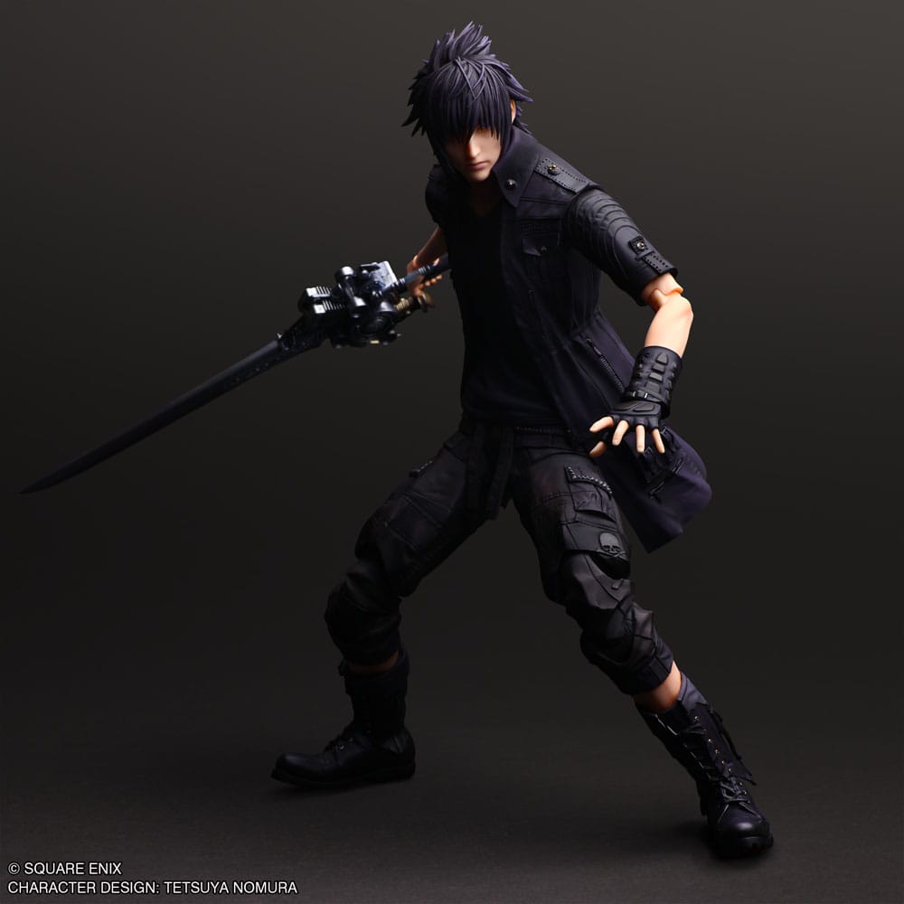 Final Fantasy VII Rebirth Play Arts Shin Actionfigur Noctis Lucis Caelum 27 cm Figmas Yokina