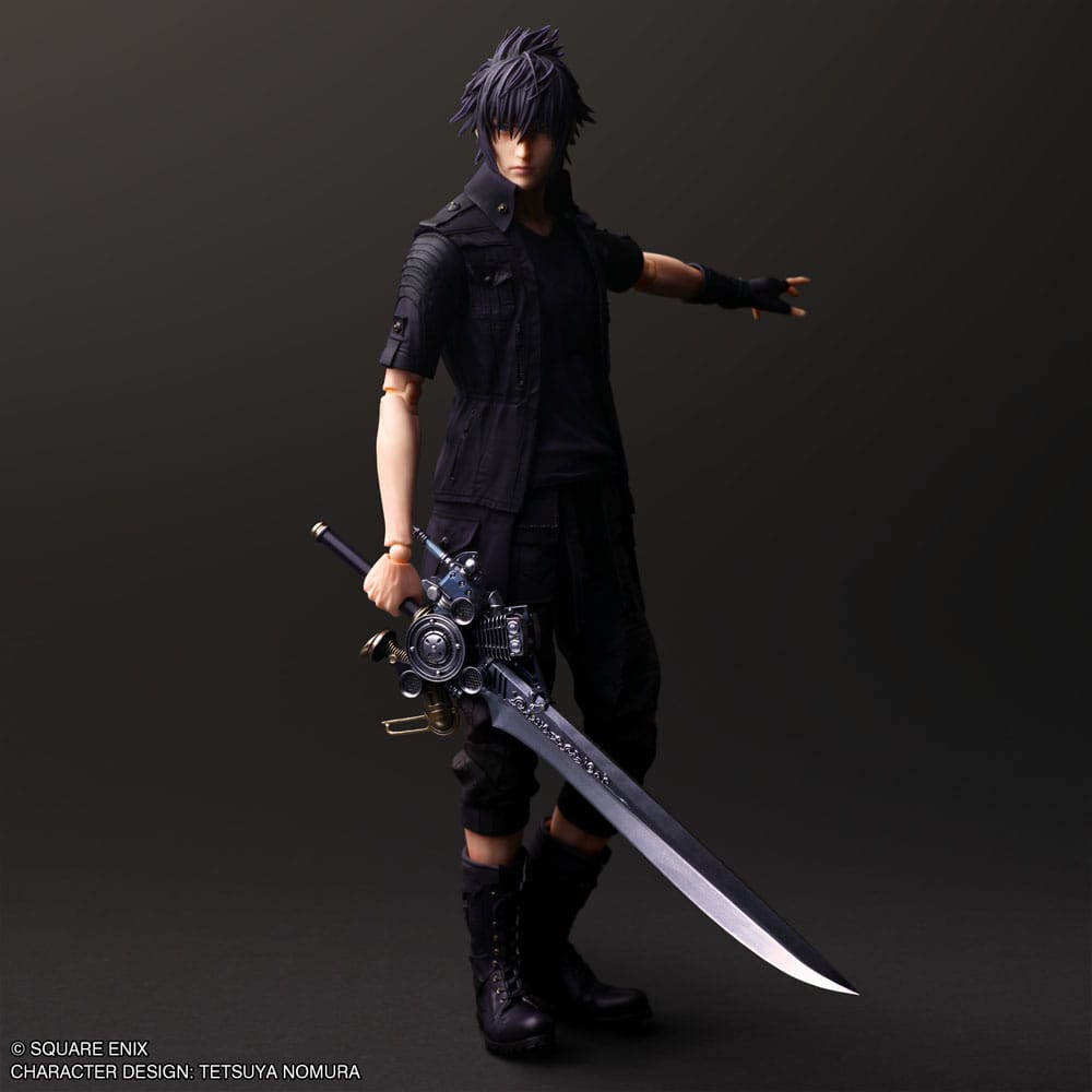 Final Fantasy VII Rebirth Play Arts Shin Actionfigur Noctis Lucis Caelum 27 cm Figmas Yokina