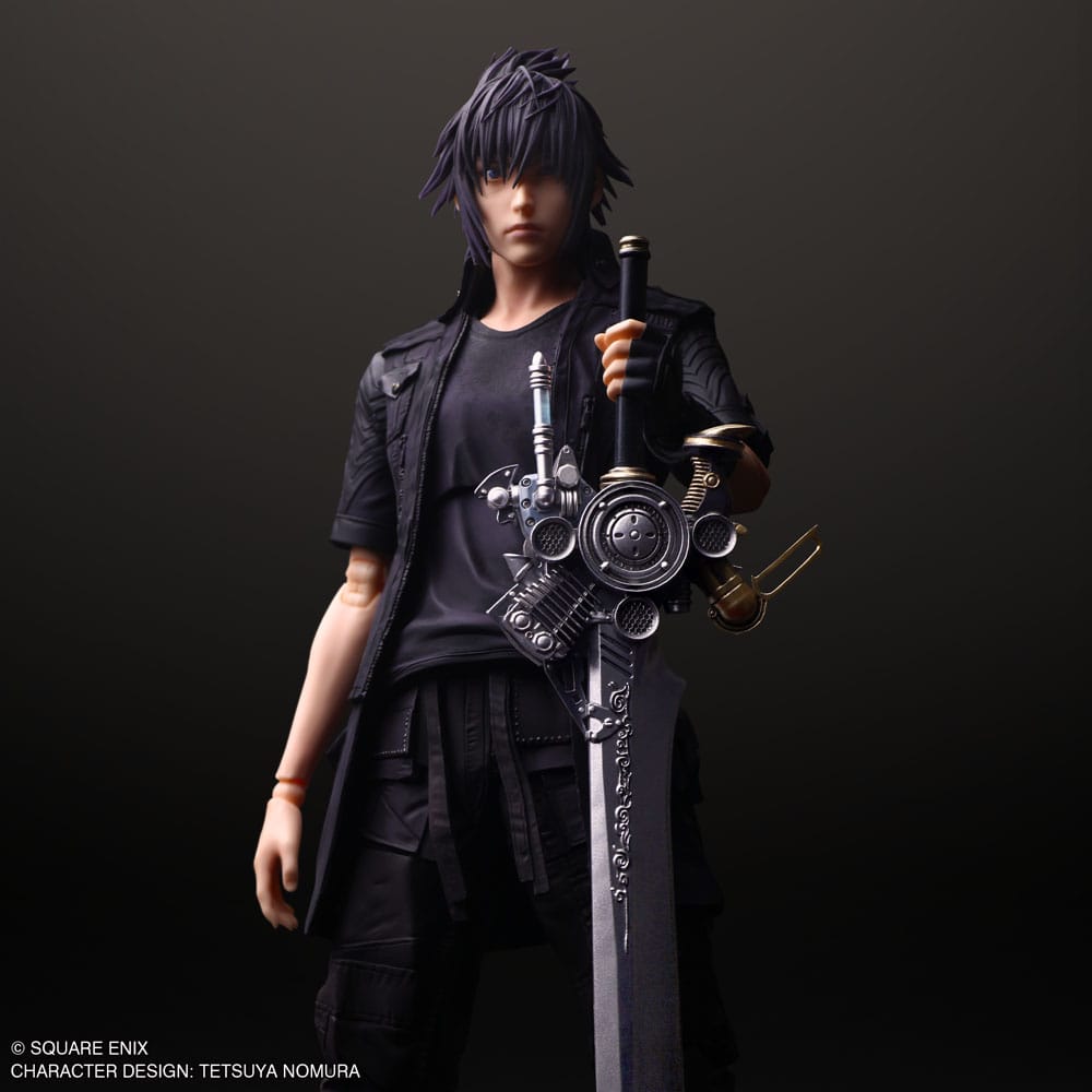 Final Fantasy VII Rebirth Play Arts Shin Actionfigur Noctis Lucis Caelum 27 cm Figmas Yokina
