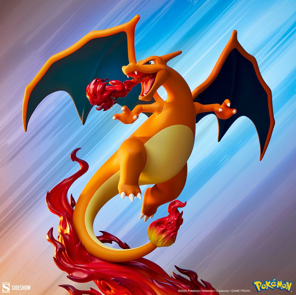Pokémon Statue Glurak 47 cm Prizefiguren Yokina