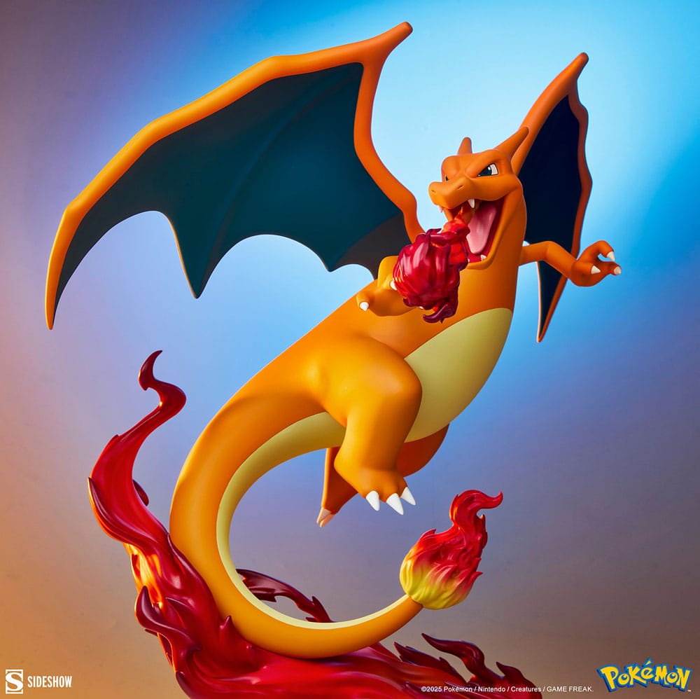 Pokémon Statue Glurak 47 cm Prizefiguren Yokina