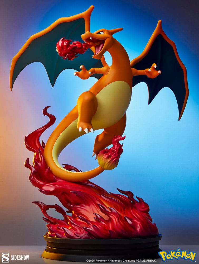 Pokémon Statue Glurak 47 cm Prizefiguren Yokina