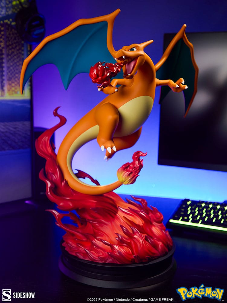 Pokémon Statue Glurak 47 cm Prizefiguren Yokina
