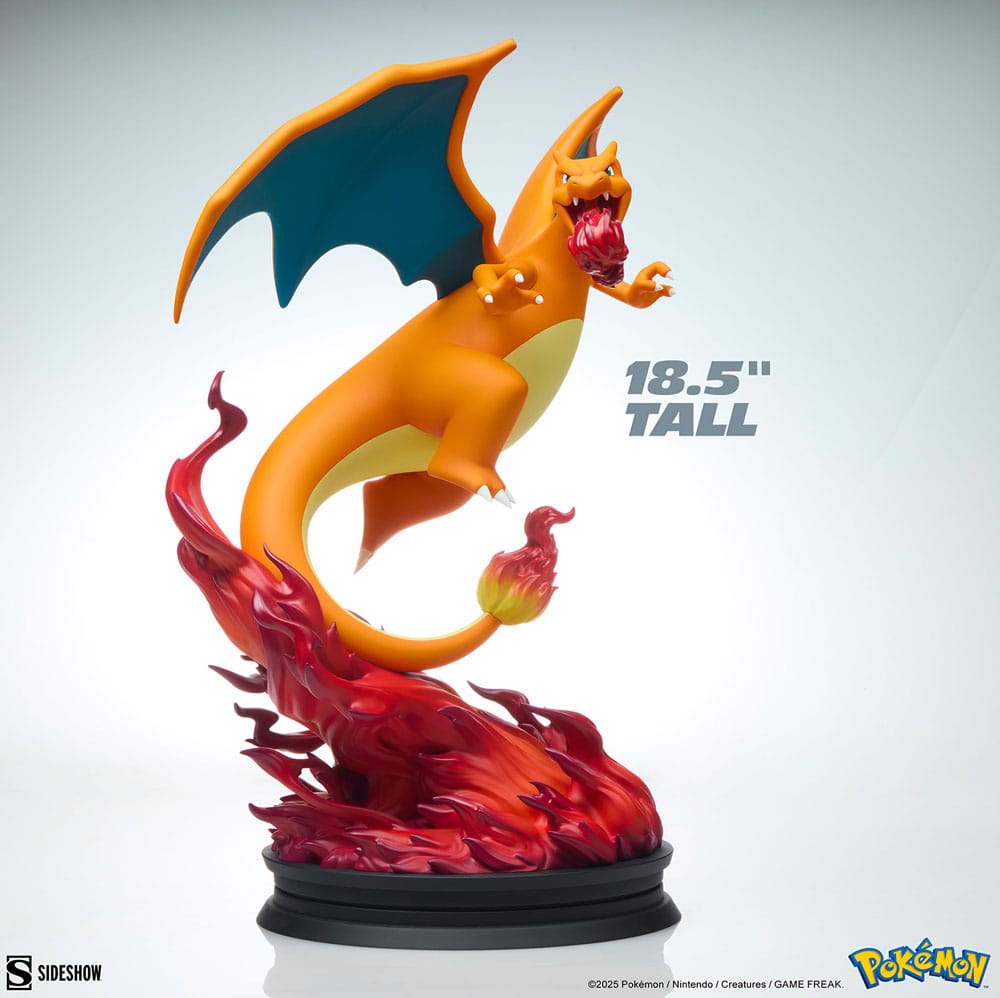 Pokémon Statue Glurak 47 cm Prizefiguren Yokina
