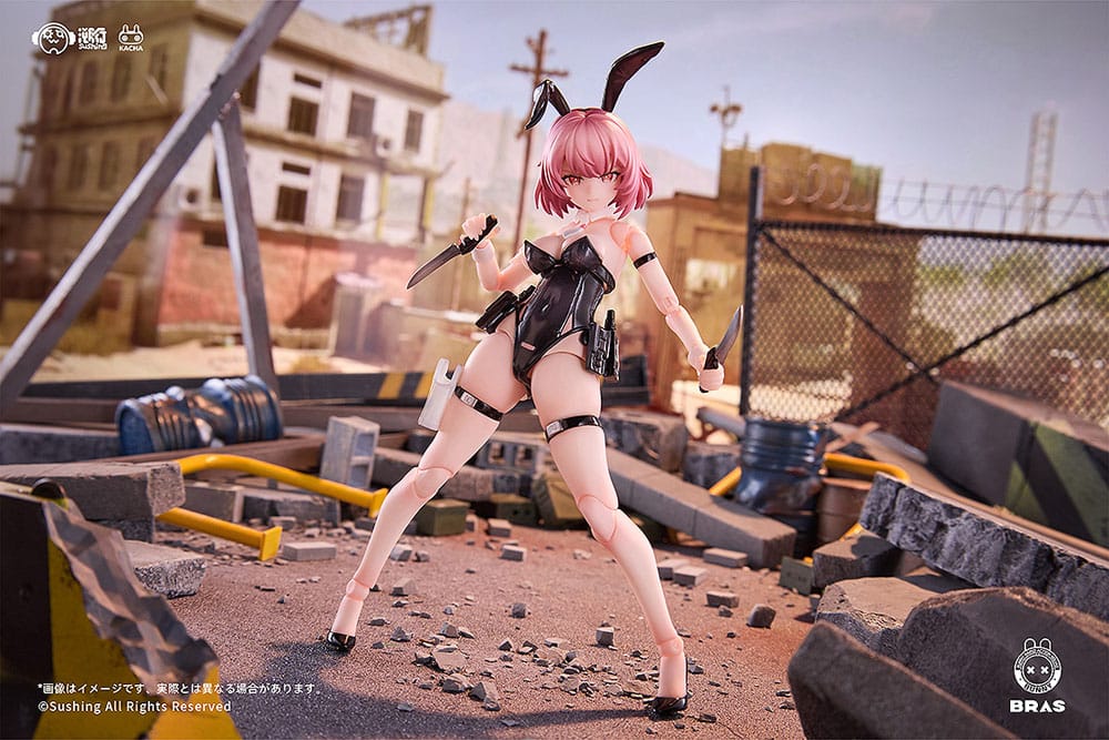 Bunny Rapid Action Squad Actionfigur 1/12 Commando Belka 16 cm Figmas Yokina