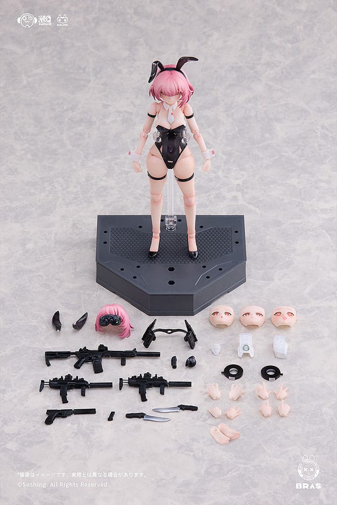Bunny Rapid Action Squad Actionfigur 1/12 Commando Belka 16 cm Figmas Yokina