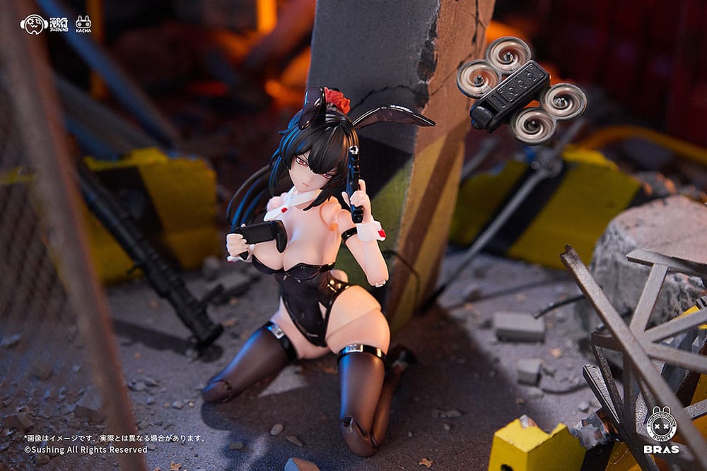 Bunny Rapid Action Squad Actionfigur 1/12 Attacker Runa 16 cm Figmas Yokina