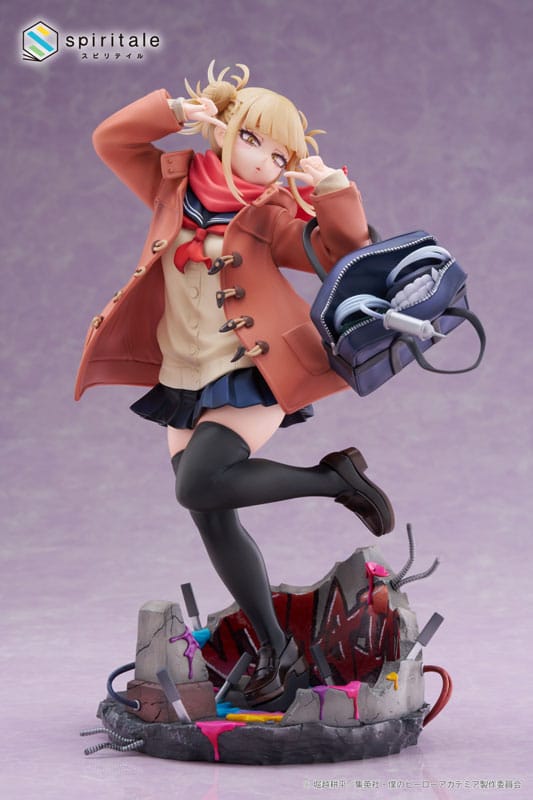 My Hero Academia Senpai PVC Statue 1/7 Himiko Toga Duffel Coat 27 cm Scalefiguren Yokina