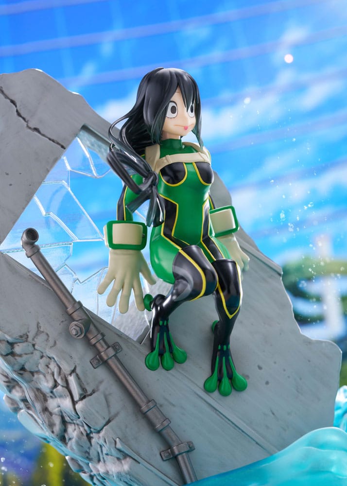 My Hero Academia Dressta PVC Statue Tsuyu Asui 22 cm Prizefiguren Yokina