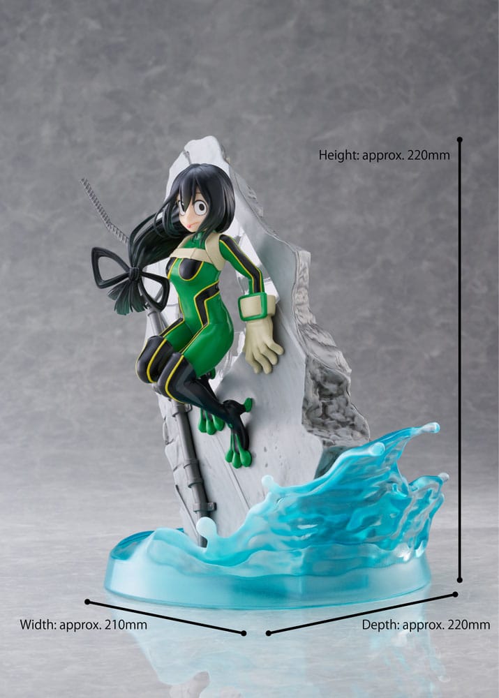 My Hero Academia Dressta PVC Statue Tsuyu Asui 22 cm Prizefiguren Yokina