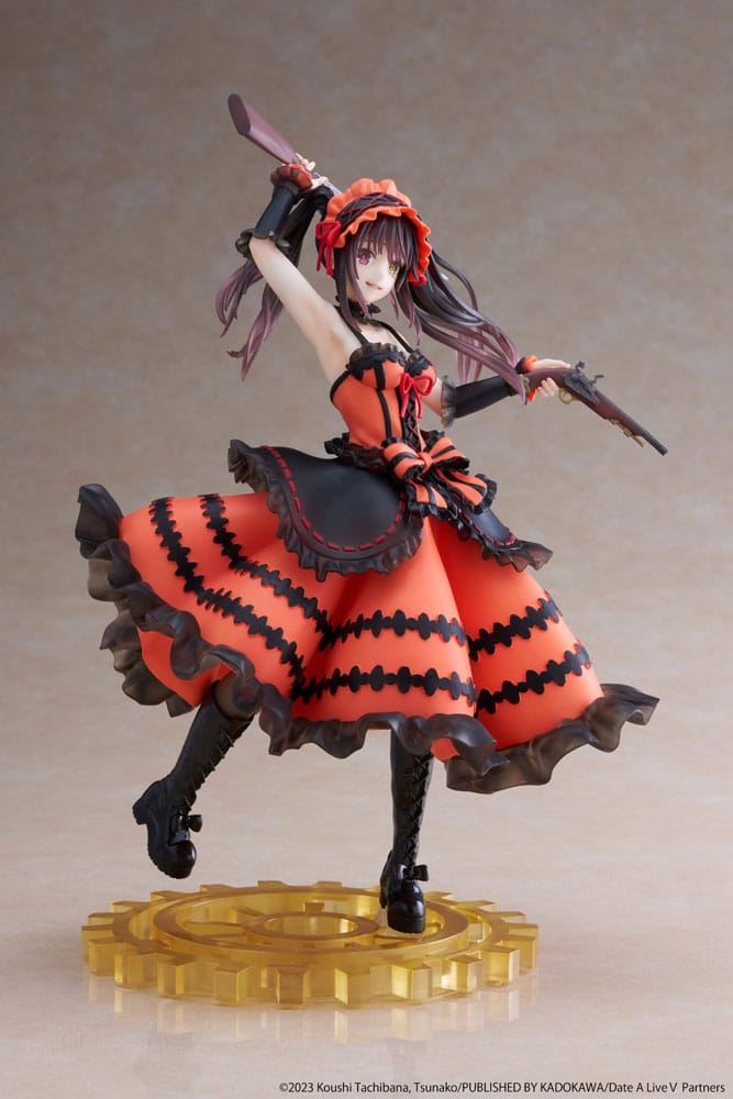 Date A Live IV AMP+ PVC Statue Kurumi Tokisaki (Zafkiel) Reissue 20 cm Prizefiguren Yokina