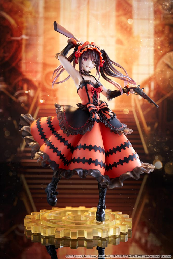Date A Live IV AMP+ PVC Statue Kurumi Tokisaki (Zafkiel) Reissue 20 cm Prizefiguren Yokina