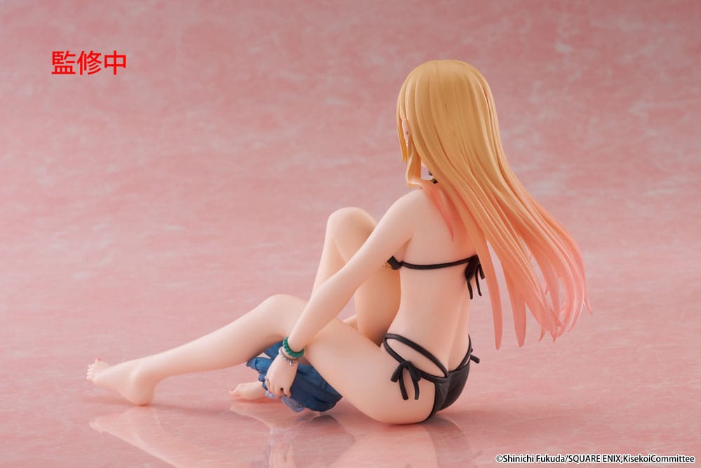 My Dress-Up Darling PVC Statue Desktop Cute Figure Marin Kitagawa Measured Swimsuit Ver. 13 cm Prizefiguren Yokina
