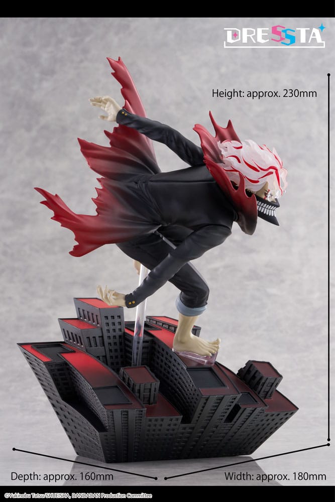 Dandadan Dressta PVC Statue Okarun Transformed 24 cm Prizefiguren Yokina